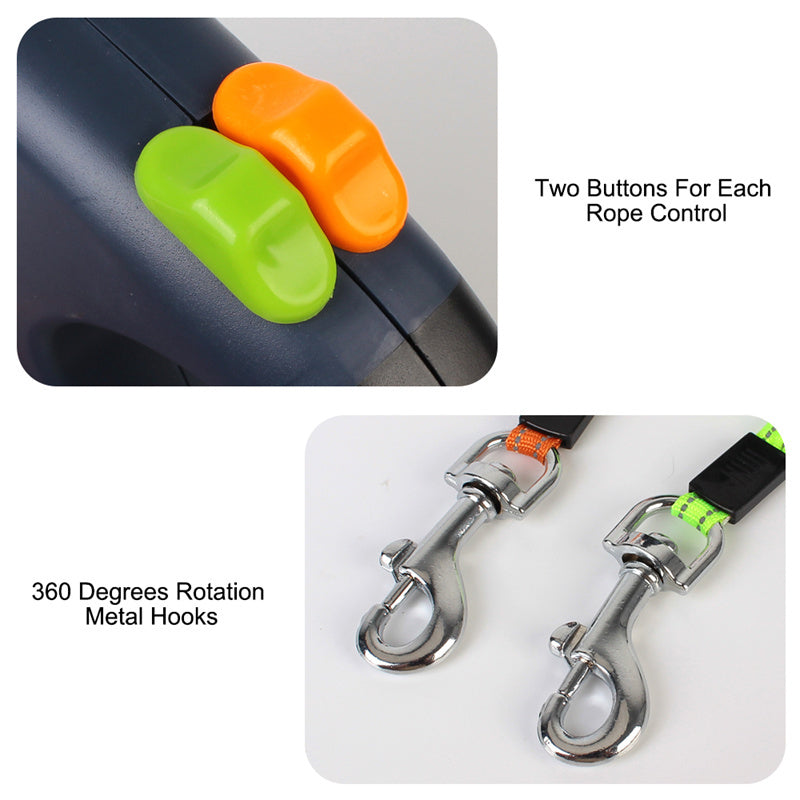 WoofyPop™ 360° Duo Dog Leash